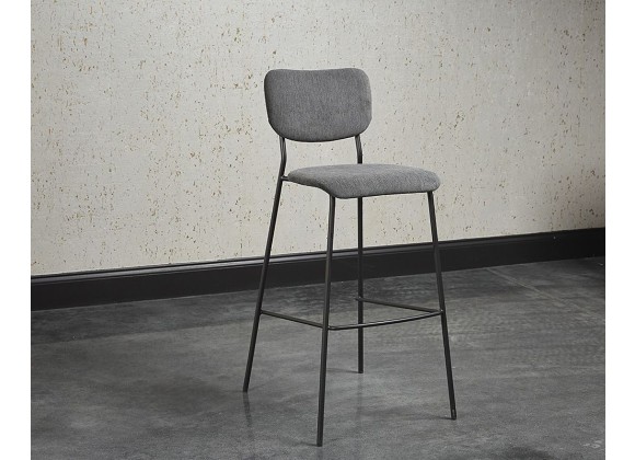 SUNPAN Cullen Barstool - Polo Club Kohl Grey/Polo Club Stone, Lifestyle