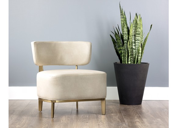 Melville Lounge Chair - Bravo Cream - Lifestyle