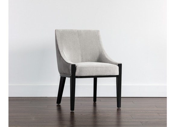 Sunpan Aurora Dining Chair - Polo Club Stone / Overcast Grey - Lifestyle