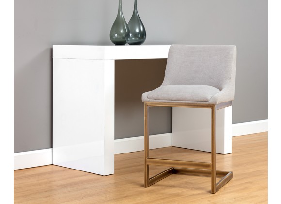 Holly Counter Stool - Zenith Soft Grey - Lifestyle