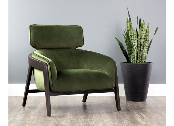 Maximus Lounge Chair - Moss Green - Lifestyle