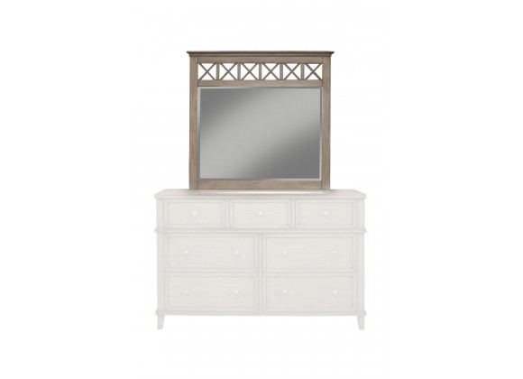 Alpine Furniture Potter Mirror in French Truffle - Front