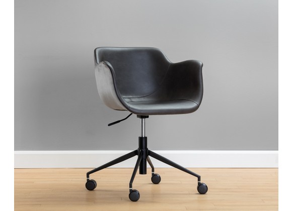 Owen Office Chair - Town Grey / Roman Grey - Lifestyle