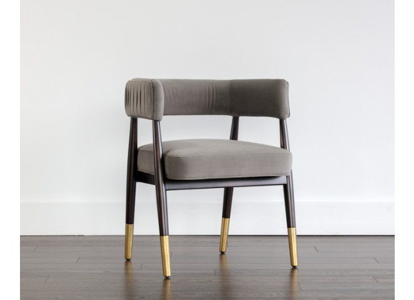 Sunpan Callem Dining Armchair - Front Side View