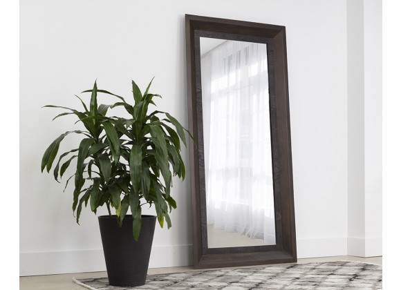 Sunpan Burbank Floor Mirror - Angled Lifestyle
