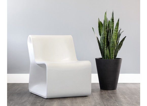Odyssey Lounge Chair - White - Lifestyle