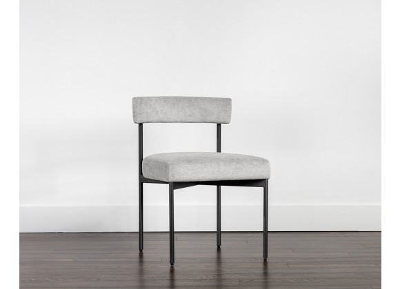 Seneca Dining Chair - Black - Polo Club Stone - Lifestyle