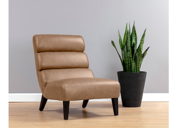 Sunpan Ellison Lounge Chair - Marseille Camel - Lifestyle