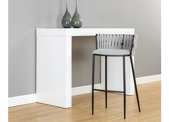 Sarai Barstool - Belfast Heather Grey - Lifestyle