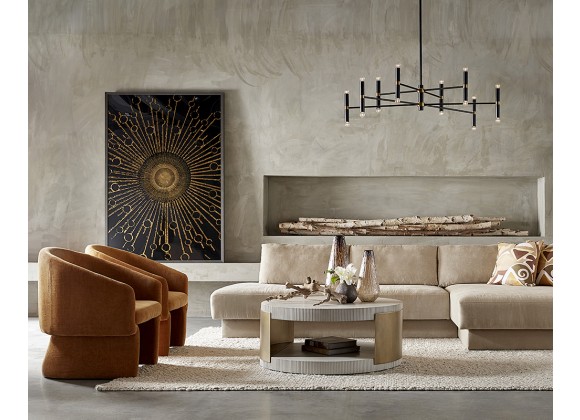 Sunpan Briggs Chandelier - Lifestyle 