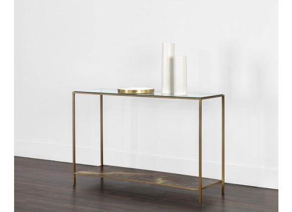 Sunpan Concord Console Table - Lifestyle