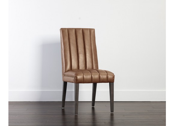 Heath Dining Chair - Marseille Camel Leather - Lifestyle