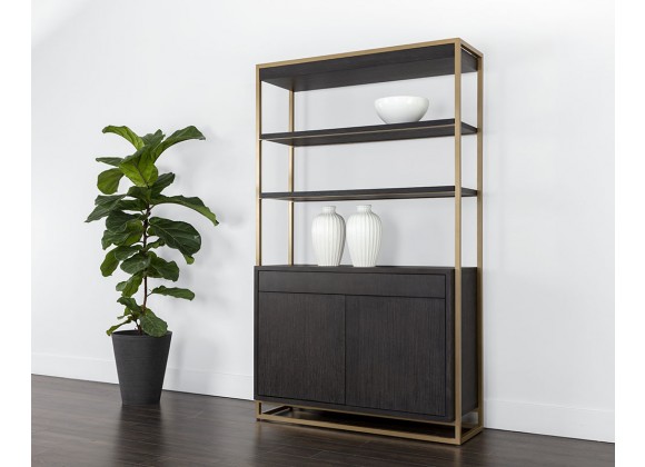 Sunpan Baldessara Bookcase - Lifesytle