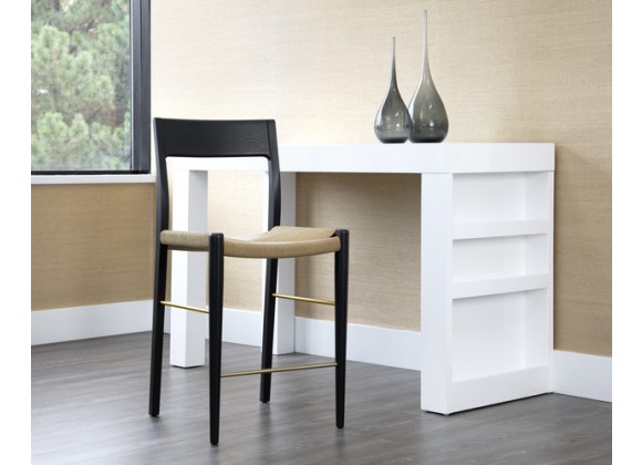 Sunpan Bondi Counter Stool in Black - Lifestyle