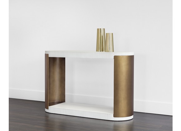 Sunpan Cavette Console Table - Lifestyle