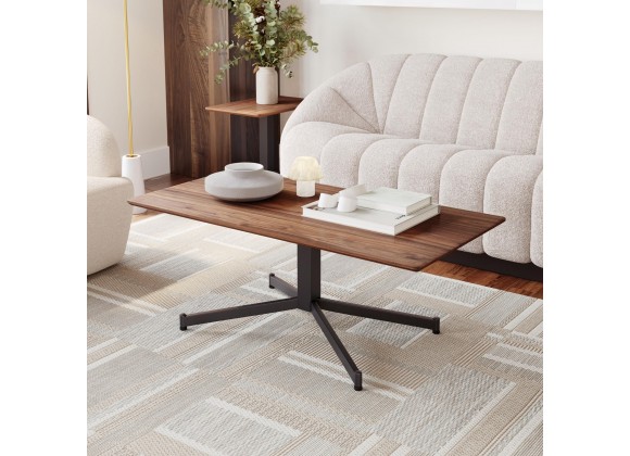 Zuo Modern Mazzy Coffee Table Brown - Lifestyle