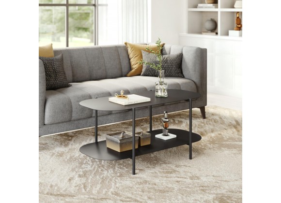 Zuo Modern Pullman Coffee Table Black - Lifestyle
