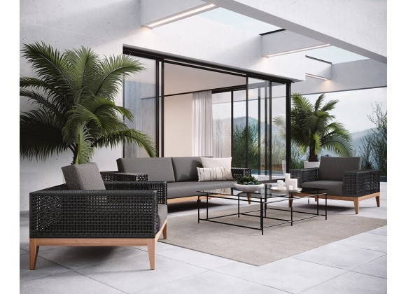 Sunpan Bellagio Coffee Table - Square - Lifestyle