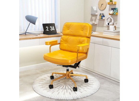 Zuo Modern Smiths Office Chair Yellow - Lifestyle