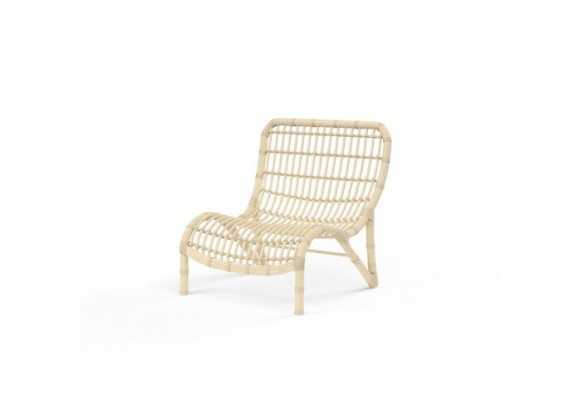 Sunset West Farro Armless Club Chair - Front Side Angle