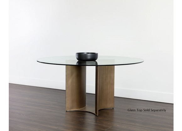 Sunpan Denver Dining Table Base - Round - Lifestyle