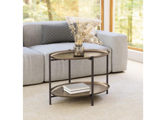 Zuo Modern Bronson Coffee Table Bronze - Lifestyle