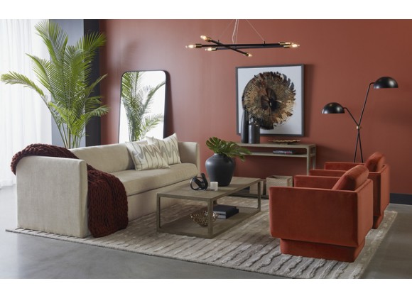 Sunpan Everton Armchair Rust - Lifestyle