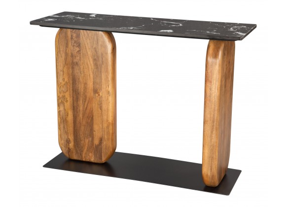 Zuo Modern Pemba Console Table in Multicolor - Angled