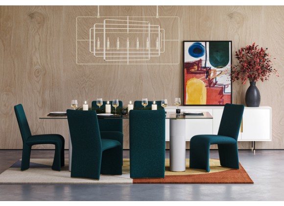 Sunpan Adora Dining Table - 86.5" - Lifestyle
