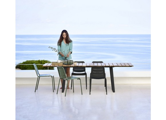Cane-Line Copenhagen Dining Table outdoor view
