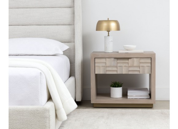 Sunpan Akava Nightstand - Lifestyle
