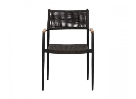 Sunpan Nava Stackable Dining Armchair Front 