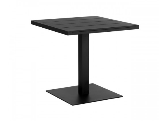 Sunpan Merano Bistro Table Black - Front Side Angle