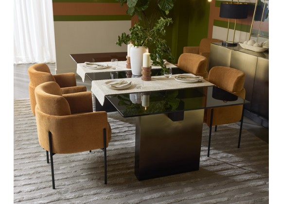 Sunpan Calvosa Dining Table Base - Lifestyle