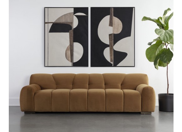 Sunpan Romy Sofa - Meg Gold