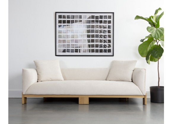 Sunpan Aanwa Sofa - Polo Club Muslin - Lifestyle