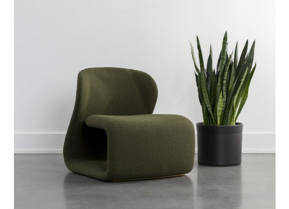 Sunpan Sophiene Lounge Chair - Copenhagen Olive