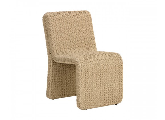 Sunpan Edessa Dining Chair Natural - Front Side Angle