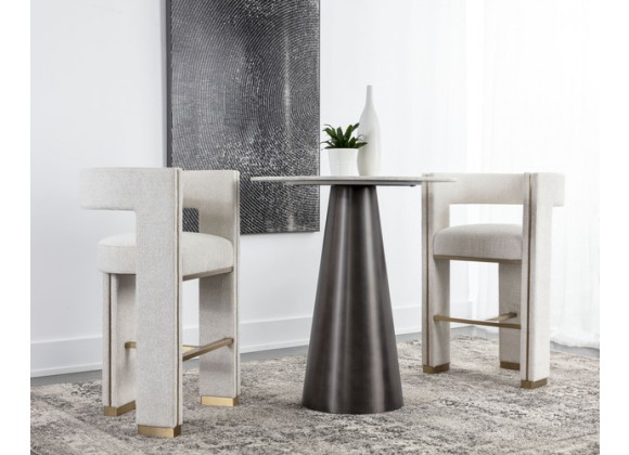 Sunpan Adamina Bar Stool Rhea Light Barley - Lifestyle