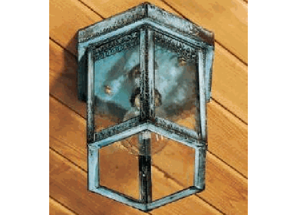 Small Outdoor Six-Sided Flush Mount Fixture
