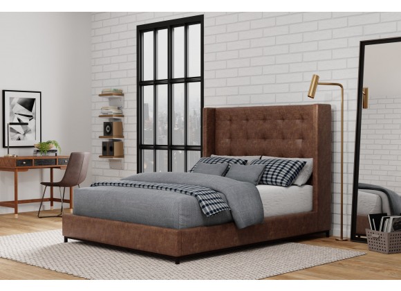Alpine Furniture Mundo Queen Bed - Lifestyle