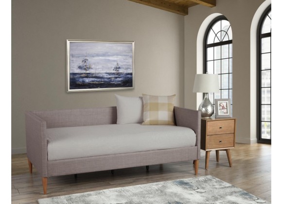 Alpine Furniture Britney Day Bed in Dark Grey - Lifestyle