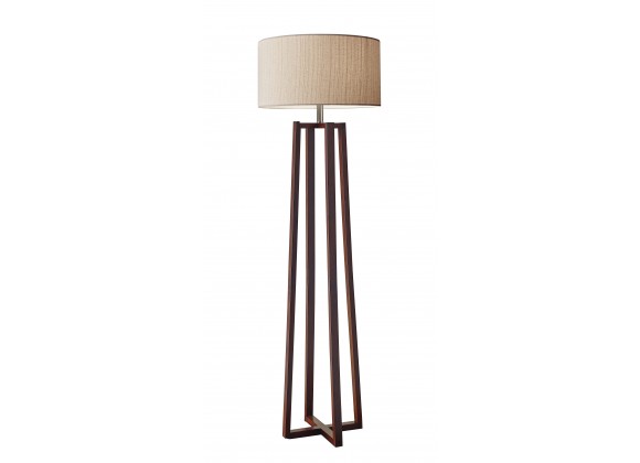 Quinn Floor Lamp - Walnut