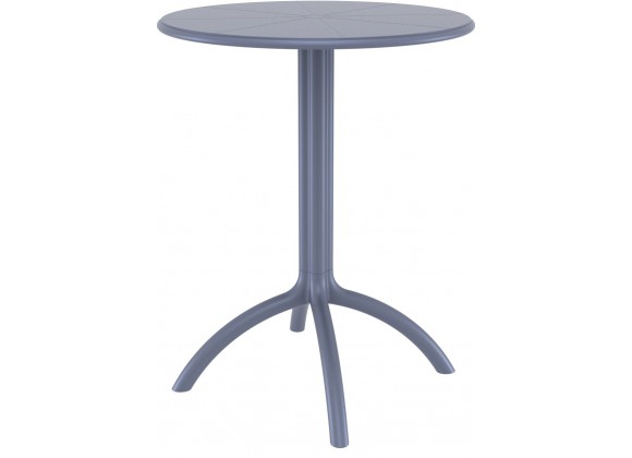 Octopus Round Bistro Table Dark Gray 