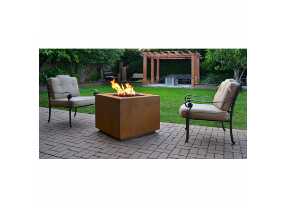 The Outdoor Plus Forma 30" Fire Pit - Corten Steel