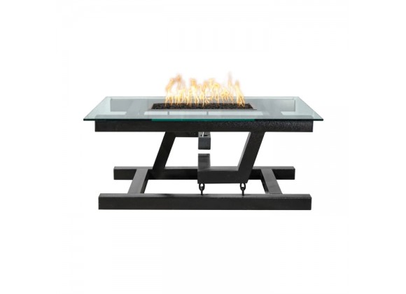 The Outdoor Plus Newton Powder Coated Fire Pit - Floating Appearance