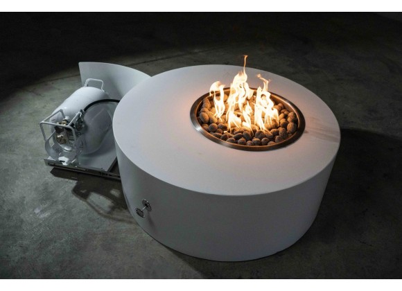 The Outdoor Plus Isla Fire Pit - Stainless Steel