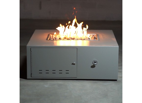The Outdoor Plus Gallaway Fire Pit Stainless Steel 