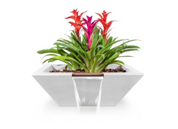 The Outdoor Plus Maya GFRC Planter & Water Bowl 