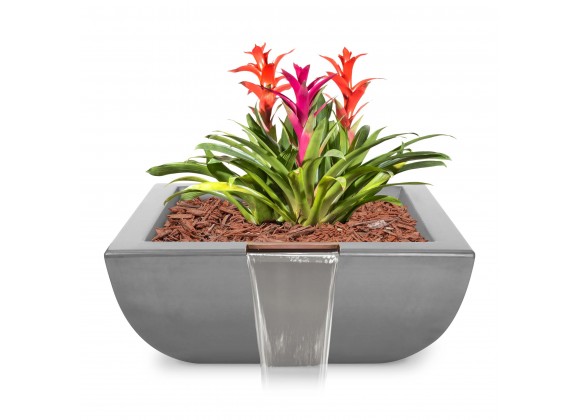 The Outdoor Plus Avalon GFRC Planter & Water Bowl 